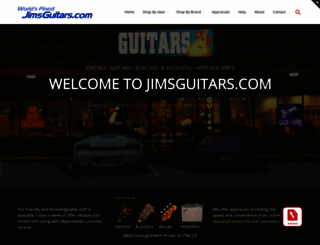 jimsguitars.com screenshot