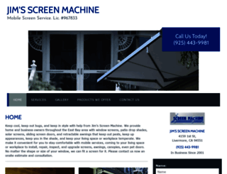 jimsscreenmachine.com screenshot