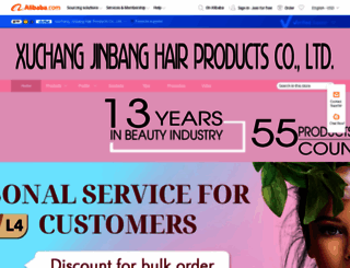 jinbanghair.en.alibaba.com screenshot