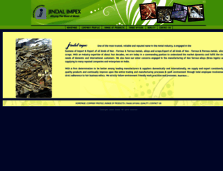 jindalimpex.com screenshot