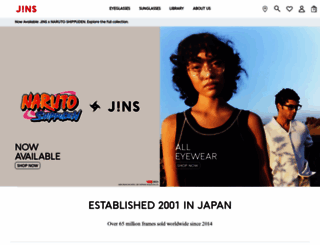 jins.com screenshot