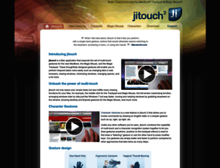 jitouch.com screenshot