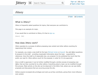 jittery.com screenshot