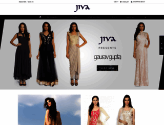 jivacouture.com screenshot
