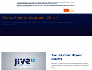 jivesoftware.com screenshot