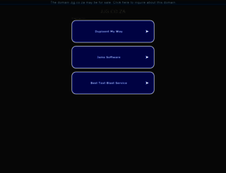 jjg.co.za screenshot