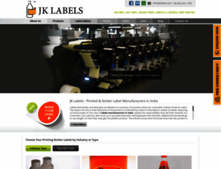 jklabels.com screenshot