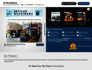 jktilesmachinery.net screenshot