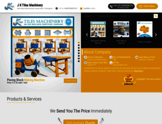 jktilesmachinery.org screenshot