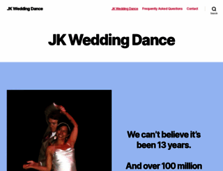 jkweddingdance.com screenshot