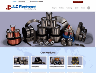jlcelectromet.com screenshot