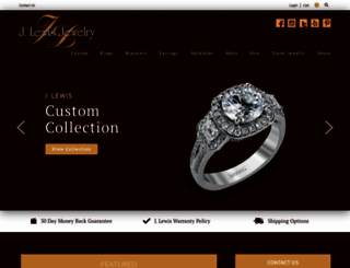 jlewisjewelry.com screenshot