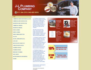 jlplumbingcompany.com screenshot