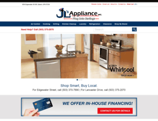 jlsappliance.com screenshot