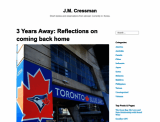 jmcressman.wordpress.com screenshot
