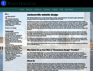 jmcwebsitedesign.com screenshot