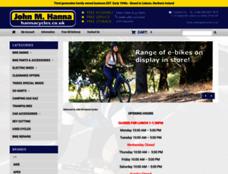 jmhcycles.co.uk screenshot
