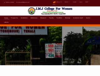 jmjcollege.ac.in screenshot