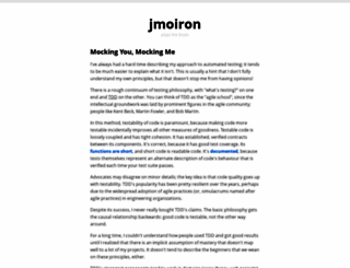 jmoiron.net screenshot