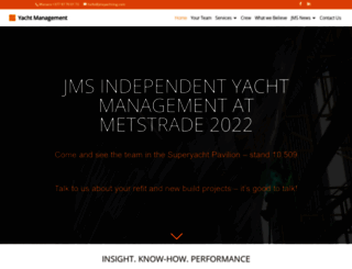 jmsyachting.com screenshot