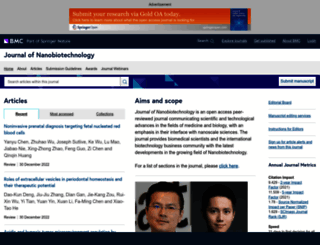 jnanobiotechnology.com screenshot