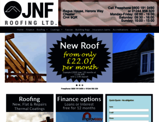 jnfroofing.co.uk screenshot