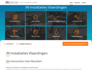 jninstallaties.nl screenshot