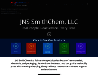 jns-smithchem.com screenshot