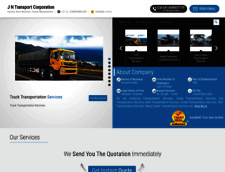 jntransportcorporation.com screenshot