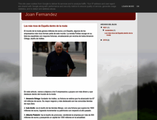 joanfernandez.es screenshot