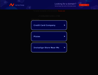 joannamashka.com screenshot
