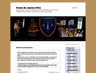 joanofarcparade.org screenshot