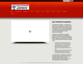 joanvalentinefoundation.org screenshot