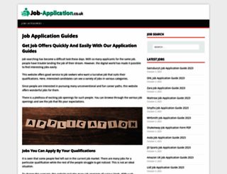 job-application.co.uk screenshot