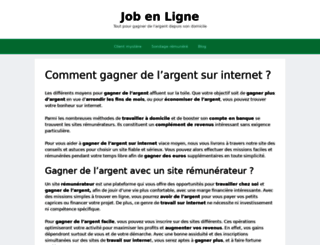 job-en-ligne.com screenshot