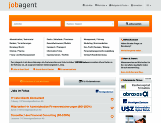 jobagent.ch screenshot