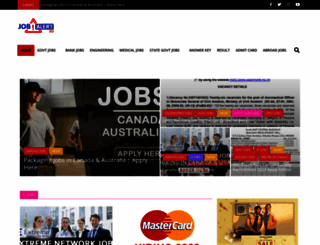 jobalert2u.com screenshot