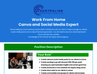 jobapplication.com.au screenshot