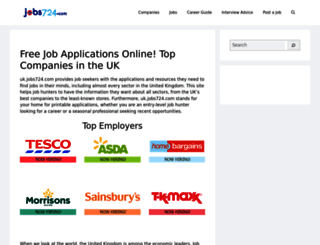 jobapplicationonline.co.uk screenshot