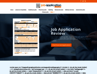 jobapplicationreview.com screenshot