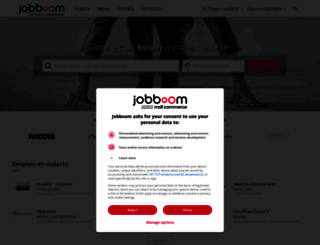 jobboom.com screenshot
