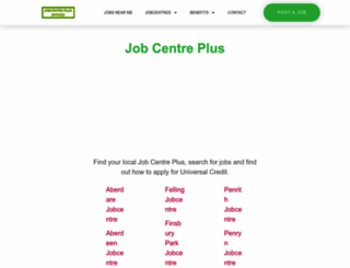jobcentreplusoffices.com screenshot