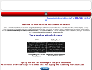 jobcoachlive.com screenshot