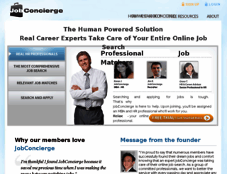 jobconcierge.com screenshot