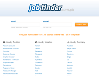 jobfinder.com.pk screenshot