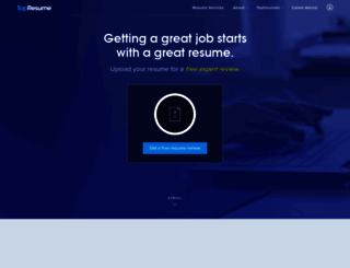 jobfox.topresume.com screenshot