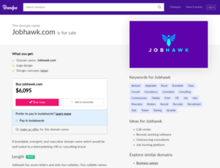 jobhawk.com screenshot