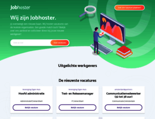 jobhoster.nl screenshot