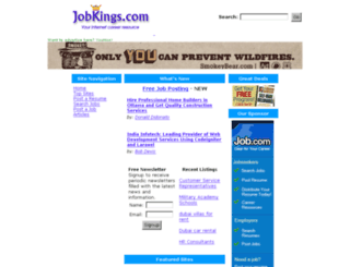 jobkings.com screenshot
