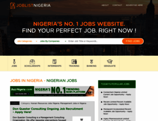 joblistnigeria.com screenshot